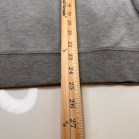 Vintage Stussy International Hoodie Men's Medium Gray Y2K Streetwear Made in USA - Picture 6 of 13